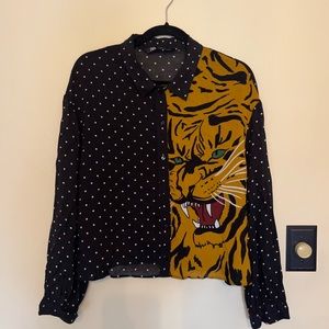 Zara Long-Sleeved Blouse NWOT